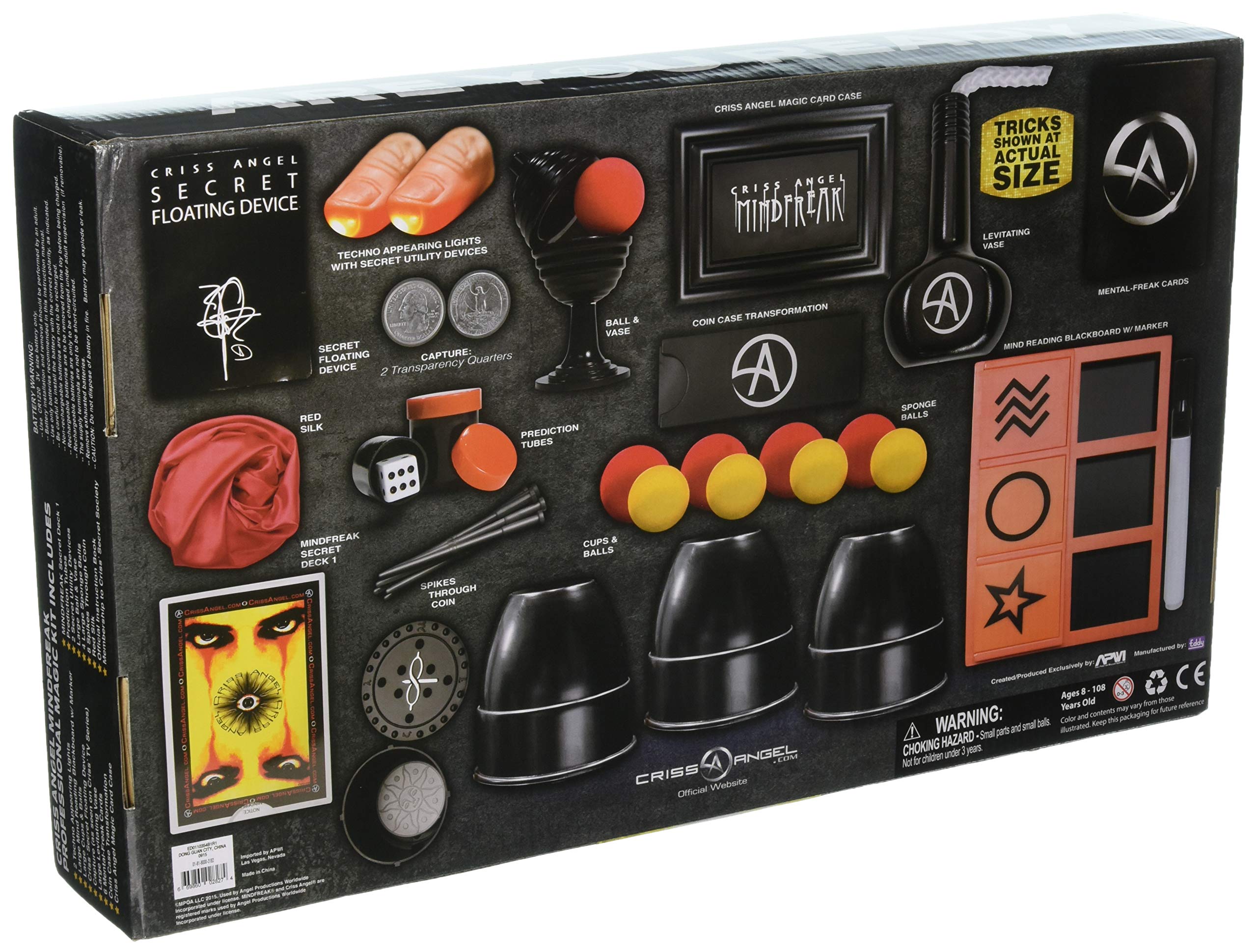 Criss Angel MINDFREAK Professional Magic Kit 669860028274 eBay