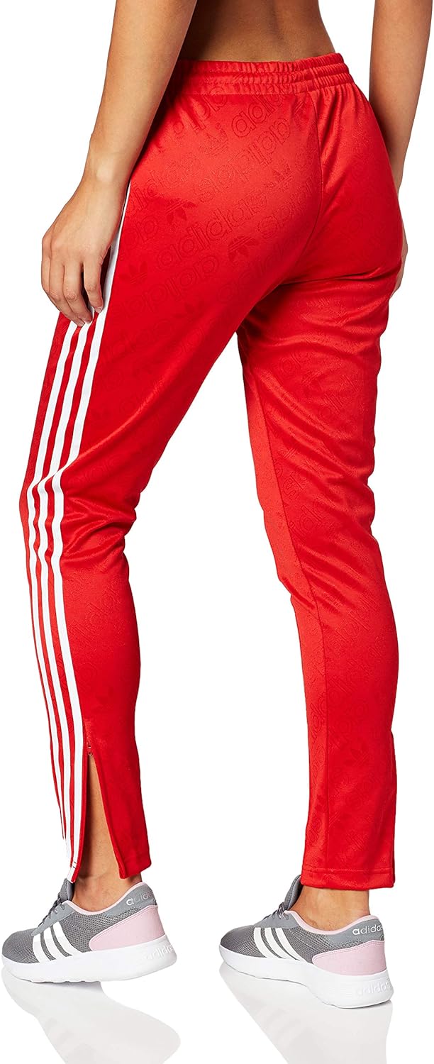 calça vermelha da adidas