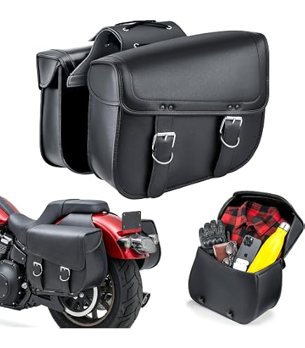 Amazon.com: Kawasaki - KQR 28 Liter Hard Saddlebag Set, Fitting