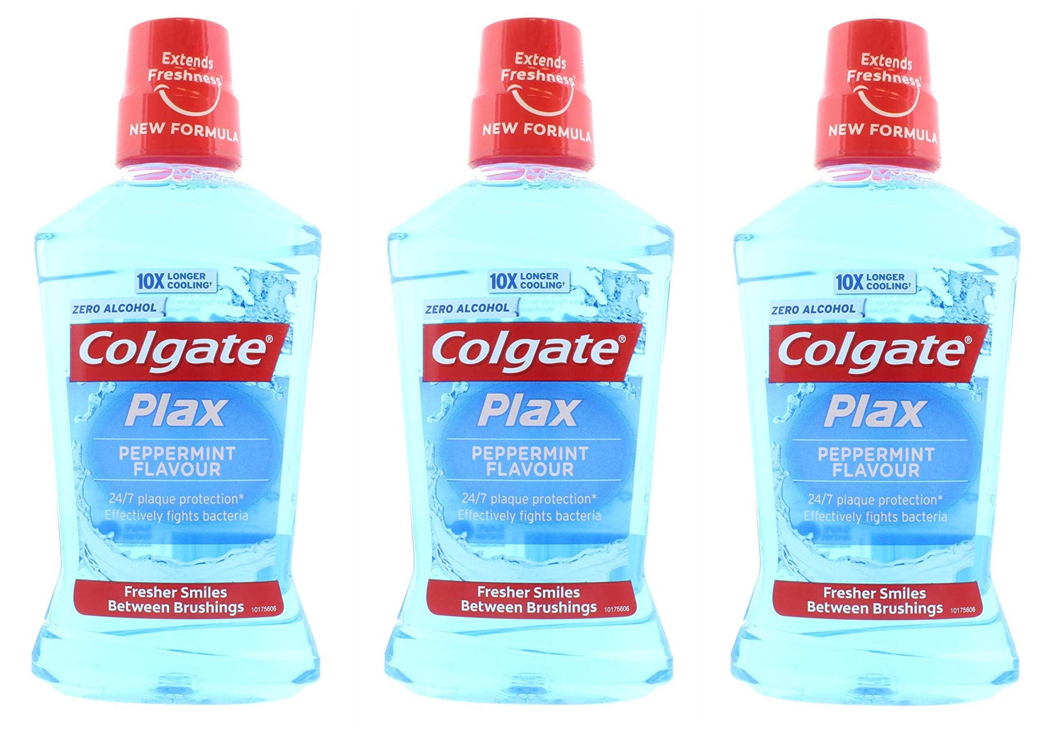 Colgate Plax Peppermint Flavour Mouthwash 500 Milliliter x 3
