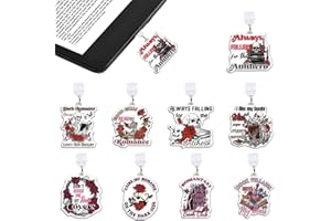 Wxiben Dust Plug Charms for Kindle 9 Pack Dark Romance Dust Plug Compatible with Type C/USB C Skeleton Charging Port Cover Gi