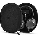 Geekria Elite Charging Headphones Case Compatible with Soundcore Q45, B&O Beoplay H100, SteelSeries Arctis Nova Pro, Replacement Hard Shell Travel Carrying Bag (Black) Without Power Bank