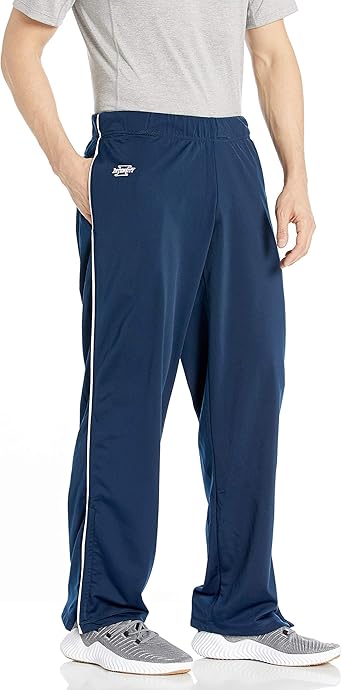 men's warm up pants with zipper legs