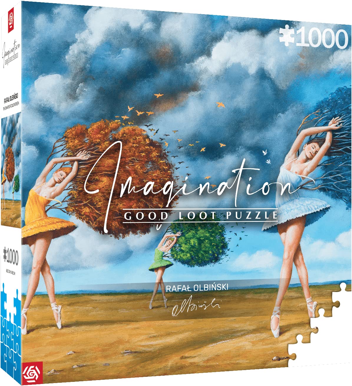 Good Loot Imagination : Rafał Olbiński The Shape of Color Green - 1000 Piece Jigsaw Puzzle For Adults and 12+ Children - 68.3x48cm