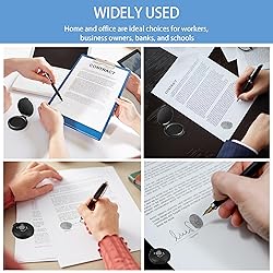 60 Pcs Fingerprint Ink Pad Black Finger Print Stamp