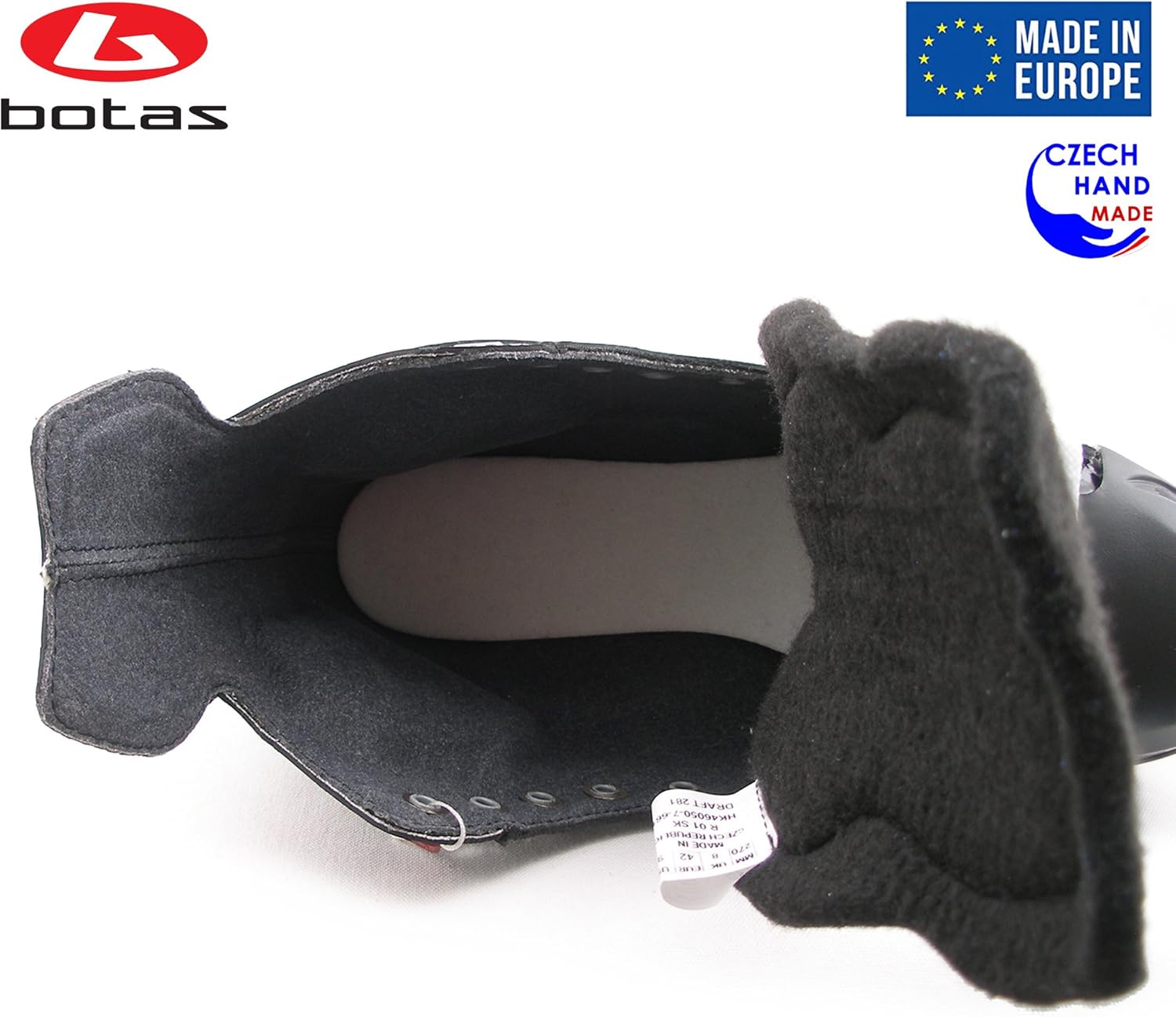 Botas - Draft 281 - Men's Ice Hockey Skates | Made in Europe (Czech Republic) | Color: Black : Sports & Outdoors