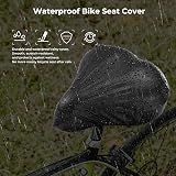 YOUNGDO Gel Bicycle Seat Cover Soft Dense Memory Foam Non-Slip Rain Cover view 7