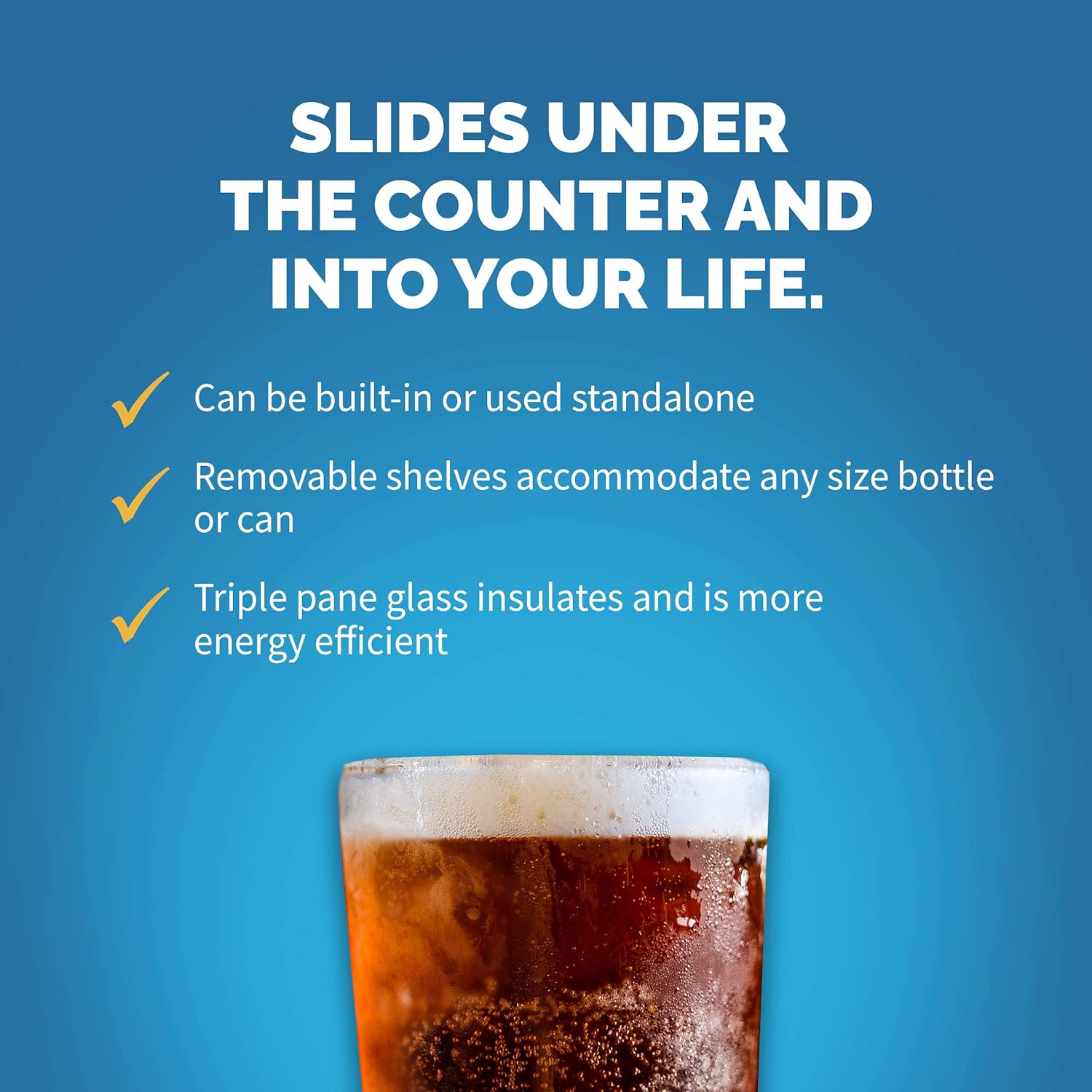 newair built in beverage cooler