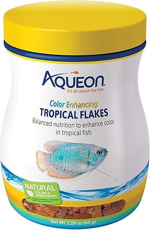 aqueon tropical flakes fish food