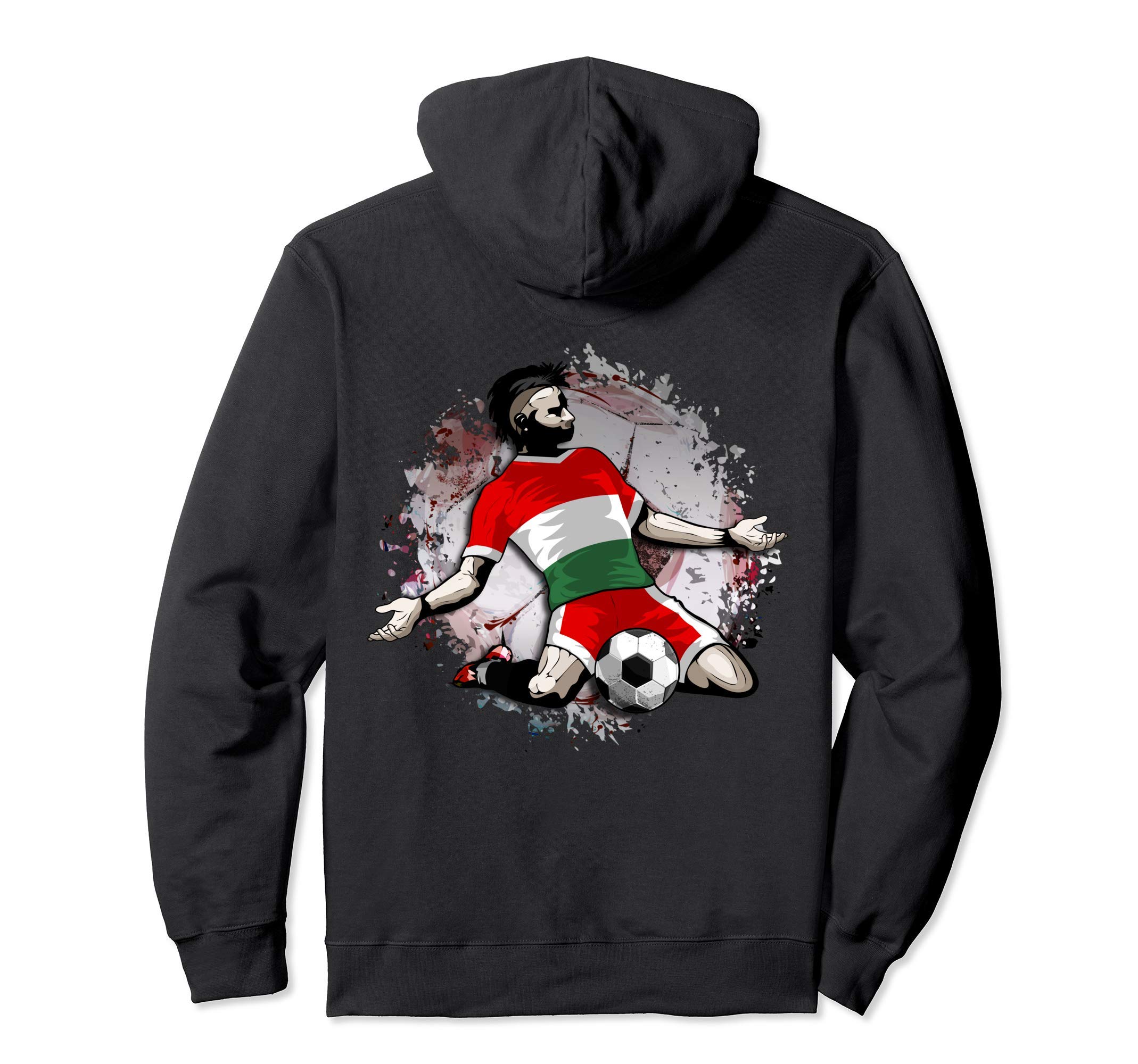 Hungary Soccer Hungarian National Flag Proud Football Lovers Pullover Hoodie