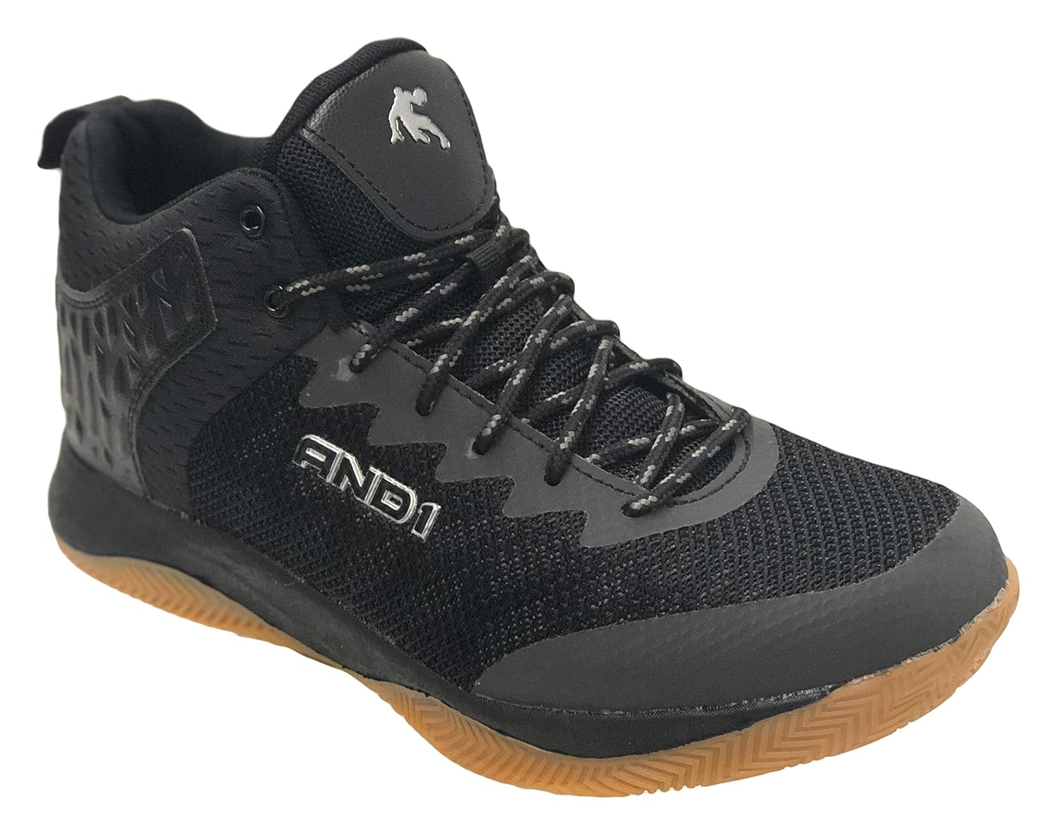 And1 Men Backcourt Basketball Athletic High Top Shoes Black (7 M) Buy