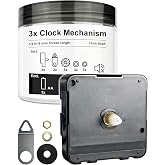 MCDFL Clock Mechanism Replacement, Quartz Movement with Hands and Motor Kit