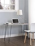 Ameriwood Home Owen Retro Desk, Weathered Oak