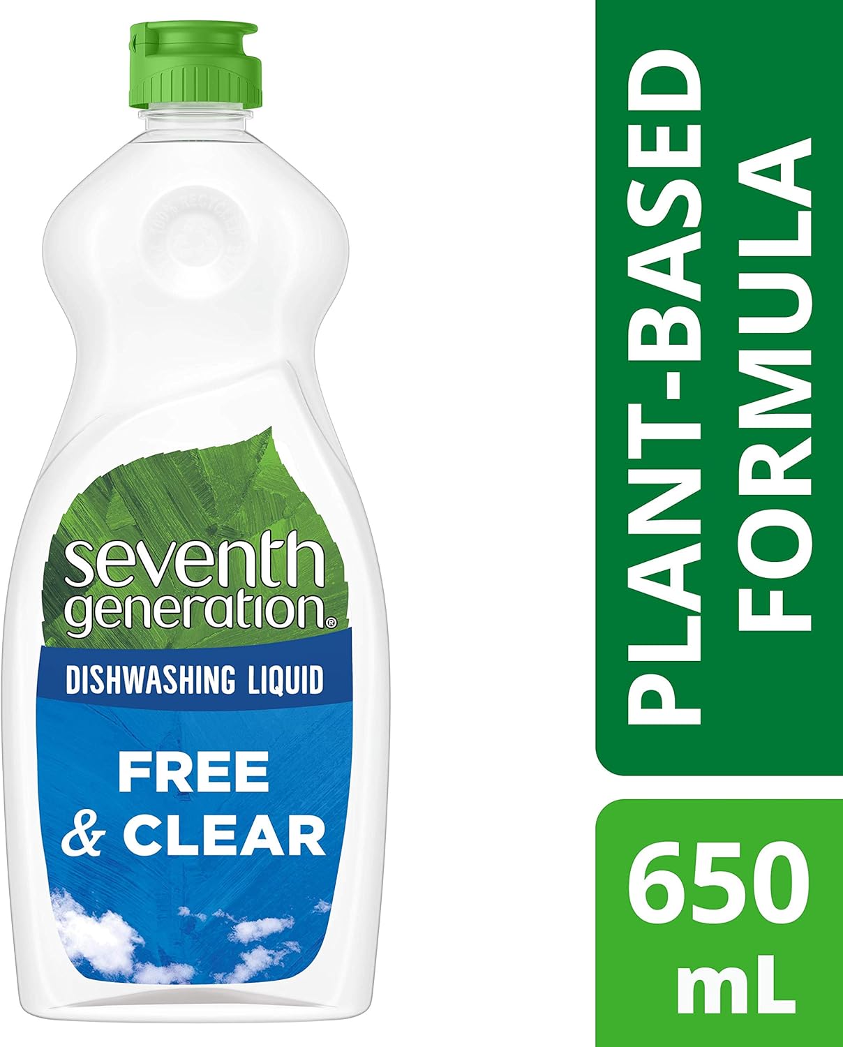 Seventh Generation Dishwashing Liquid Free & Clear, 650ml