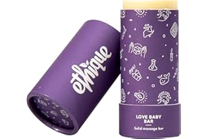 Ethique Love Baby Bar Solid Massage Tube to Prevent Dry Skin - Plastic-Free, Vegan, Cruelty-Free, Eco-Friendly, 3.53 oz (Pack of 1)