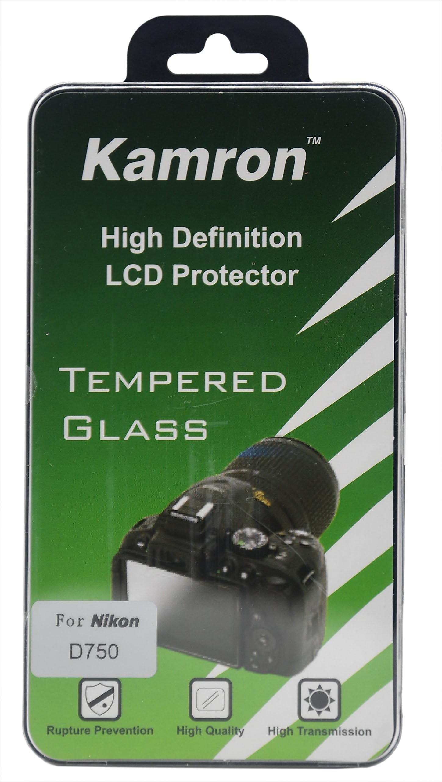 Kamron High Definition LCD Protector Tempered Glass for Nikon D750