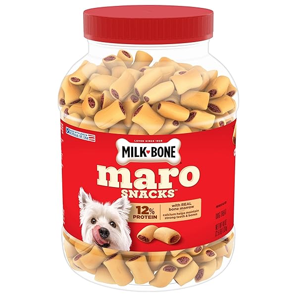 MILK-BONE MAROSNACKS SMALL DOG TREATS WITH REAL BONE...