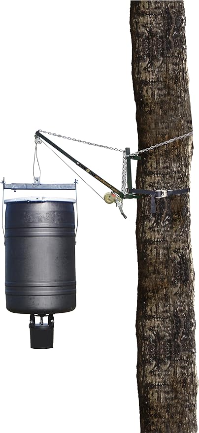 Hunting Sports Outdoors 100 Pound Big Game Hanging Game Feeder