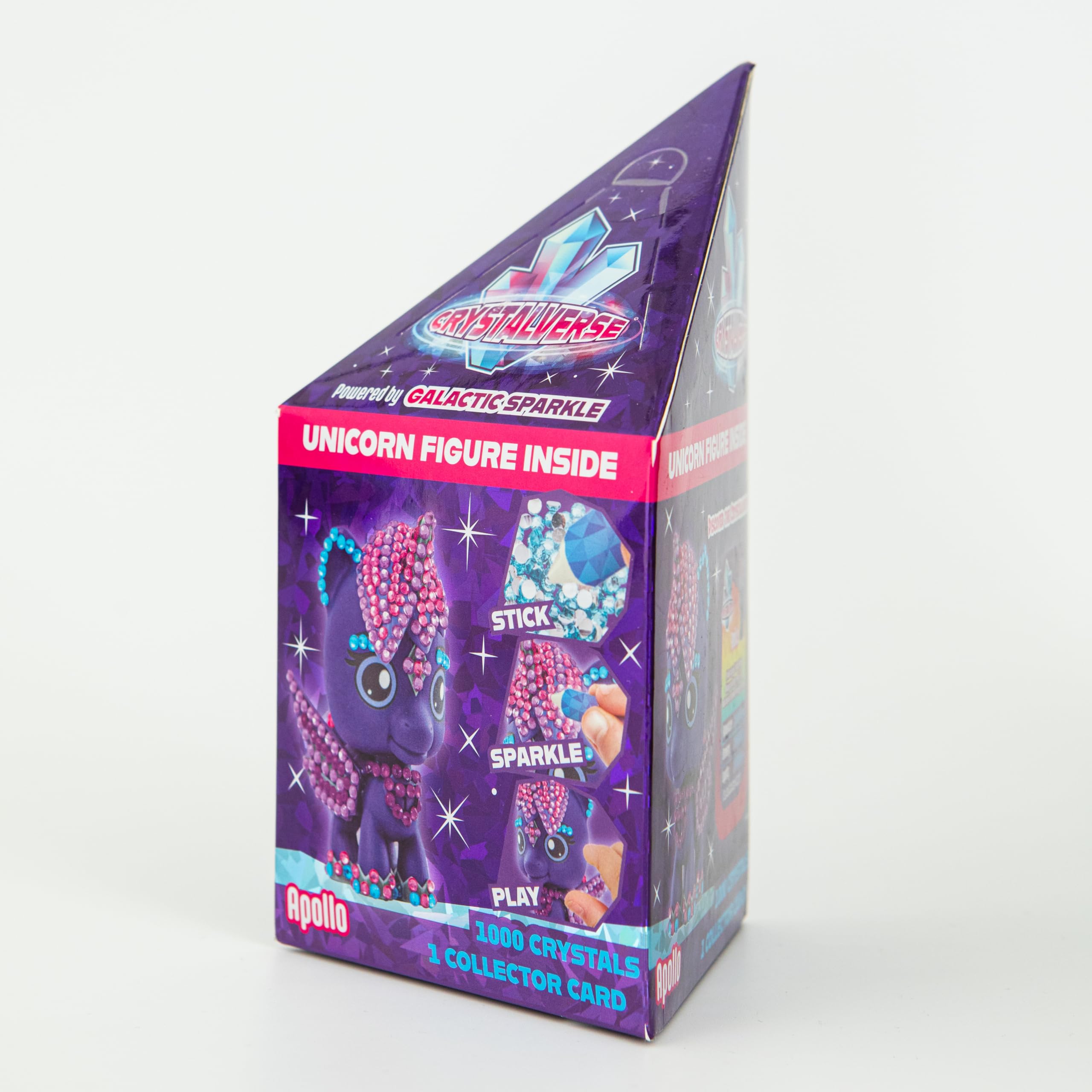 Crystalverse Mini Apollo Kit - Diamond Painting Toy for Kids - Includes Over 1000 Crystals - Ideal for Unicorn Fans - Imaginative and Creative Customisable Toy for Children Ages 6 to 9 Years