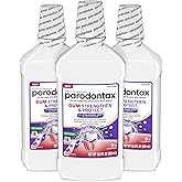 parodontax Gum Strengthen and Protect ICY Mint Mouthwash, 500 mL (3 Pack)