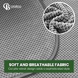 Casabella Memory Foam Chair Cushions Non Skid 40x40 Honeycomb Set of 4 view 5