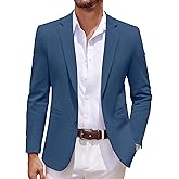 COOFANDY Men's Casual Knit Blazer Two Button Lightweight Sport Coats Suit Jacket