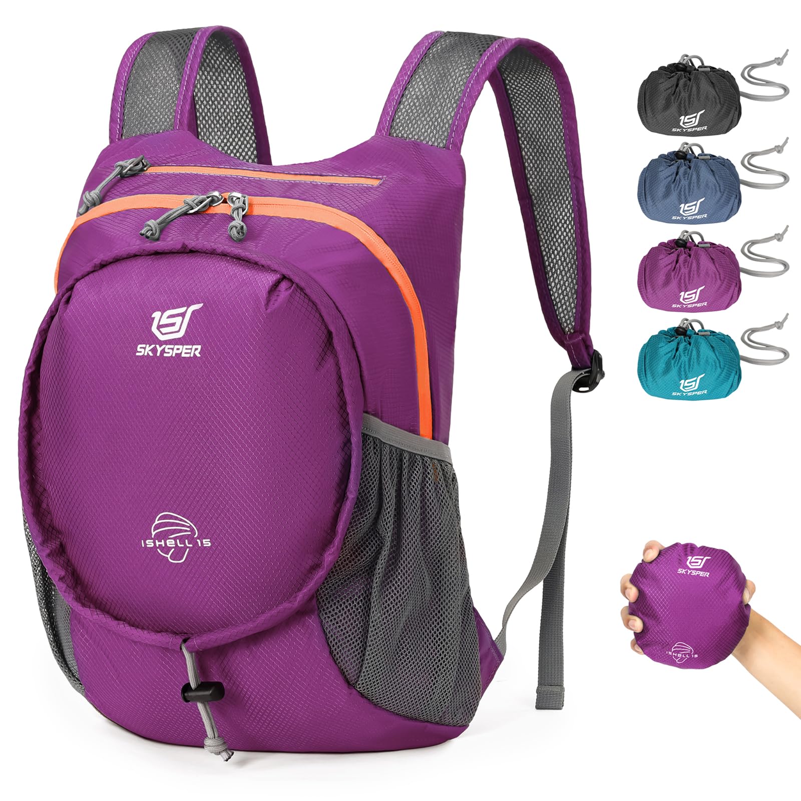 SKYSPER 15L Lightweight Small Hiking Backpack for