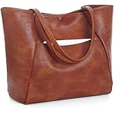 Large Tote Bag for Women Work 25L Travel Vegan Leather Ladies Handbags Weekender Purses