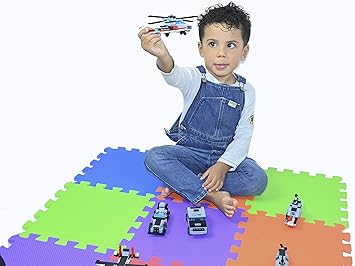 Alfombra infantil puzzle bebe suelo goma espuma eva 9 piezas ...