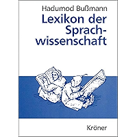 Lexikon der Sprachwissenschaft (German Edition) book cover