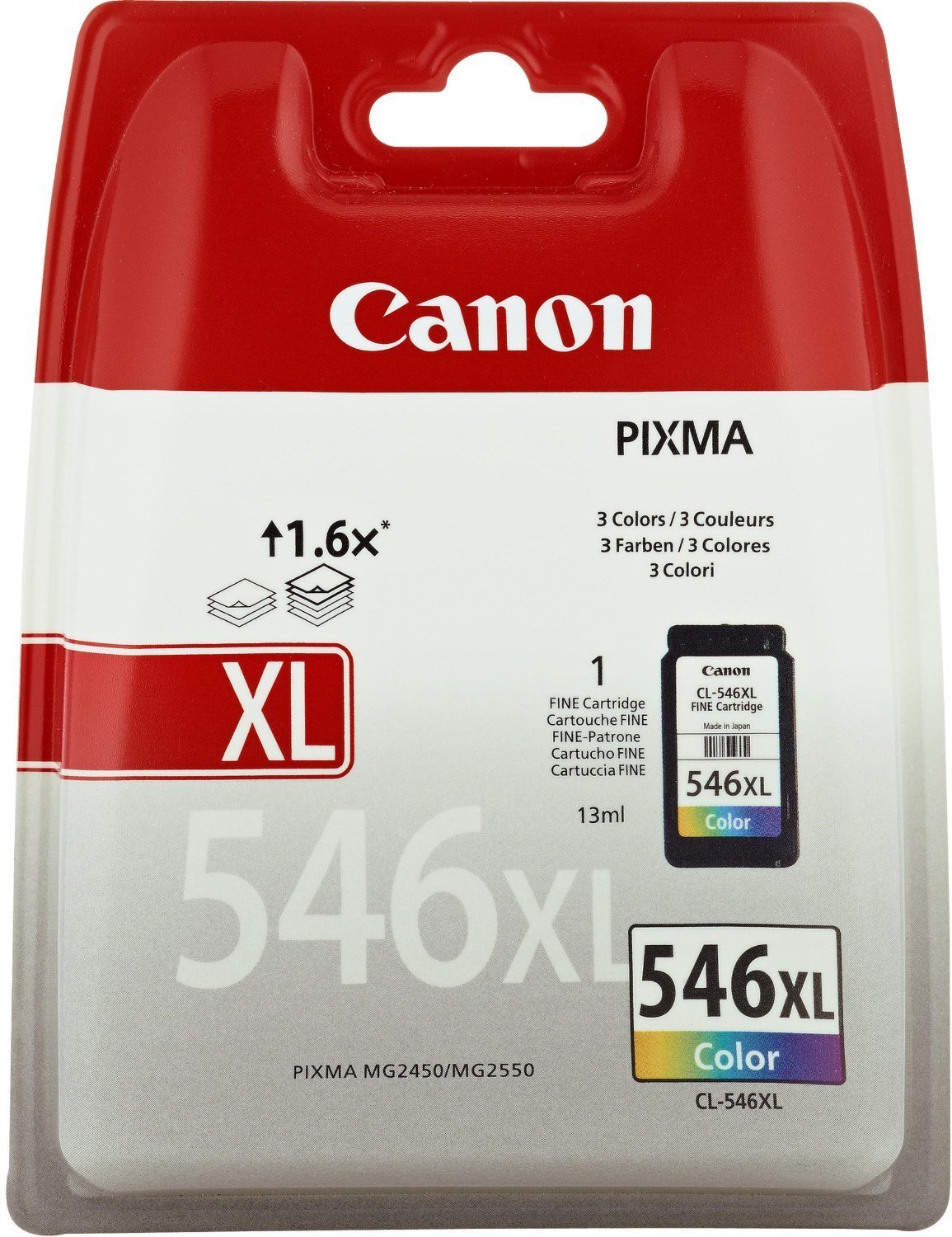 Canon Genuine Ink Cartridges 8288B004 CL-546XL – Multicolor For Selected iP, TR, TS, MG and MX Series