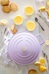 MasterClass Medium Casserole Dish with Lid 4 Litre Lavender Induction Oven view 9