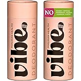 PERUVIAN HEALTH VIBE Aluminum Free Natural Deodorant for Women and Men 2 Pack - Long Lasting Odor Control with Organic Coconut Oil and Beeswax for Sensitive Skin, Plastic Free