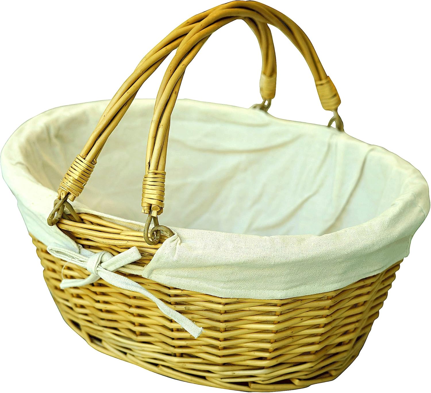 Amazon Com Wicker Picnic Baskets Little Red Riding Hood Basket For Kids Hand Woven Wicker Great For Easter Basket Storage Of Plastic Easter Eggs Candy Gift Wedding Baskets Garden Outdoor