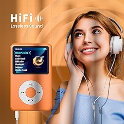 128G Mp3 Player with Bluetooth, 2.4" Portable Mini