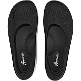 Arromic Wide Toe Box Flats Comfortable Women Flats Shoes Knit Dressy Ballet Flats