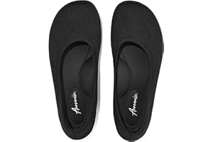 Arromic Women Flats Comfortale V-Cut Flat Shoes for Women Ballet Flats Wide Toe Box