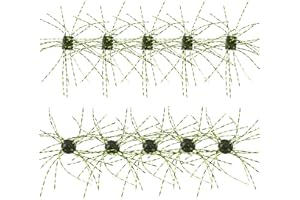 Eupheng Silicone Soft Dice Fishing Lures with Multiple Tentacles, Handmade Slow Sink Bass Fishing Soft Plastic Baits for Drop Shot, Finesse, Wacky Rig