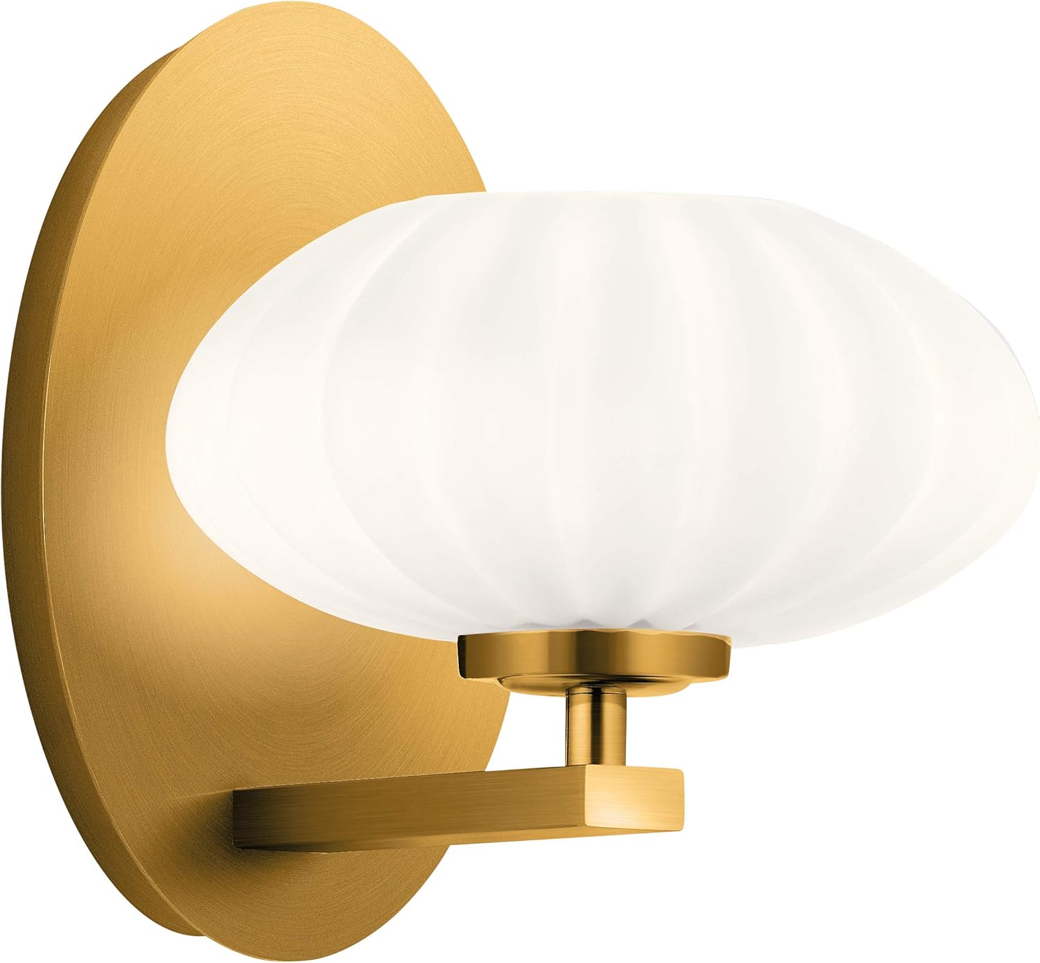 Kichler 52229FXG PIM Wall Sconce, 1-Light, Fox Gold