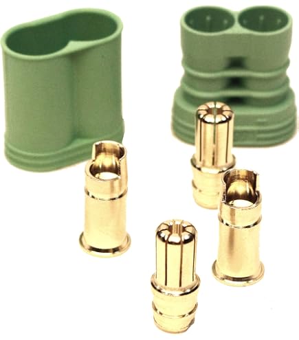 Polarized Castle Connectors - 6.5mm Male Multi-pack Polarized Castle Connectors - 6.5mm Male Multi-pack