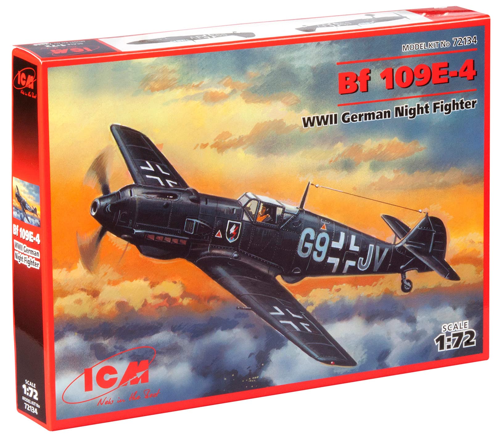 ICM 1:72 - Messerschmitt Bf 109E-4, WWII Night Fighter