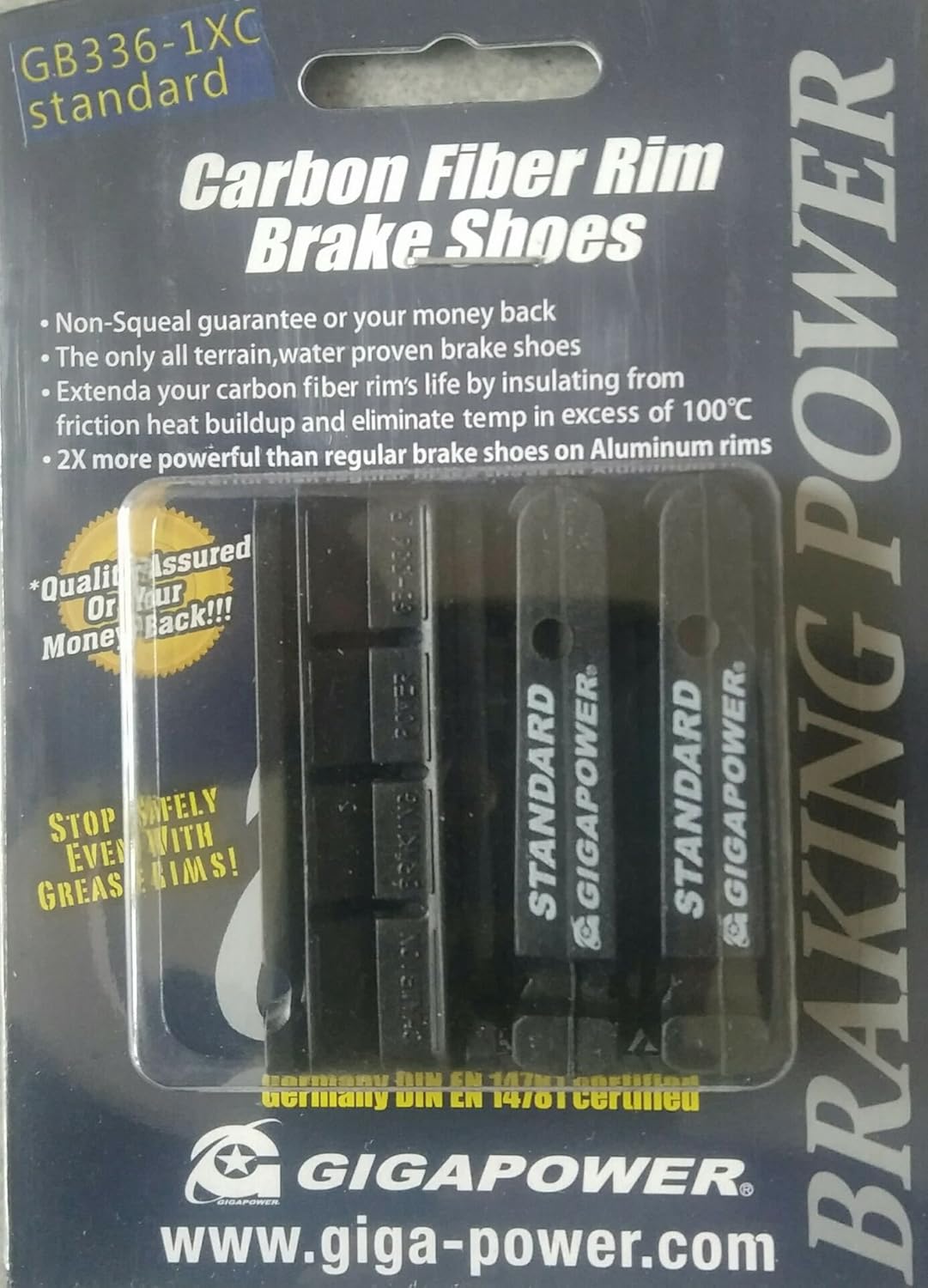 shoe bite protector pad on Cycling Bike Braking Giga Power Brake Pads For Carbon Rims Carbon Fiber Rim Brake Shoes Sporting Goods