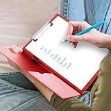 Rapesco VFDCB0R3 Foldover Clipboard with Pocket A4+ Red view 3