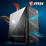 MSI MPG VELOX 100P AIRFLOW Mid-Tower PC Case E-ATX Tempered Glass 4 Fans Mystic view 4