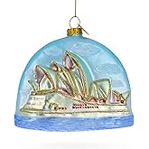 Sydney Opera House Blown Glass Christmas Ornament