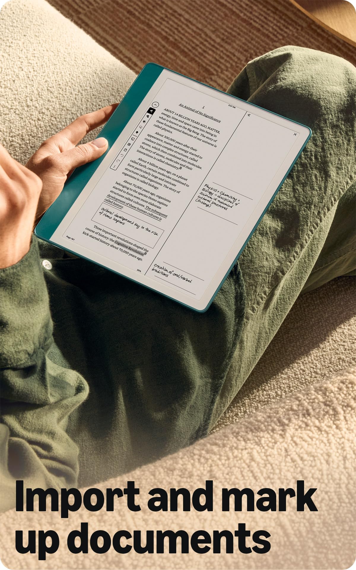Amazon Kindle Scribe (64GB) - Your notes, documents and books, all in one place. With built-in AI notebook summarization. Includes Premium Pen - Tungsten