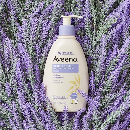 aveeno stress relief lavender lotion