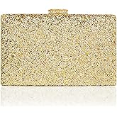 CARIEDO Women's Sparkling Clutch Purse Elegant Glitter Evening Bags Bling Evening Handbag for Dance Wedding Party Prom Bride