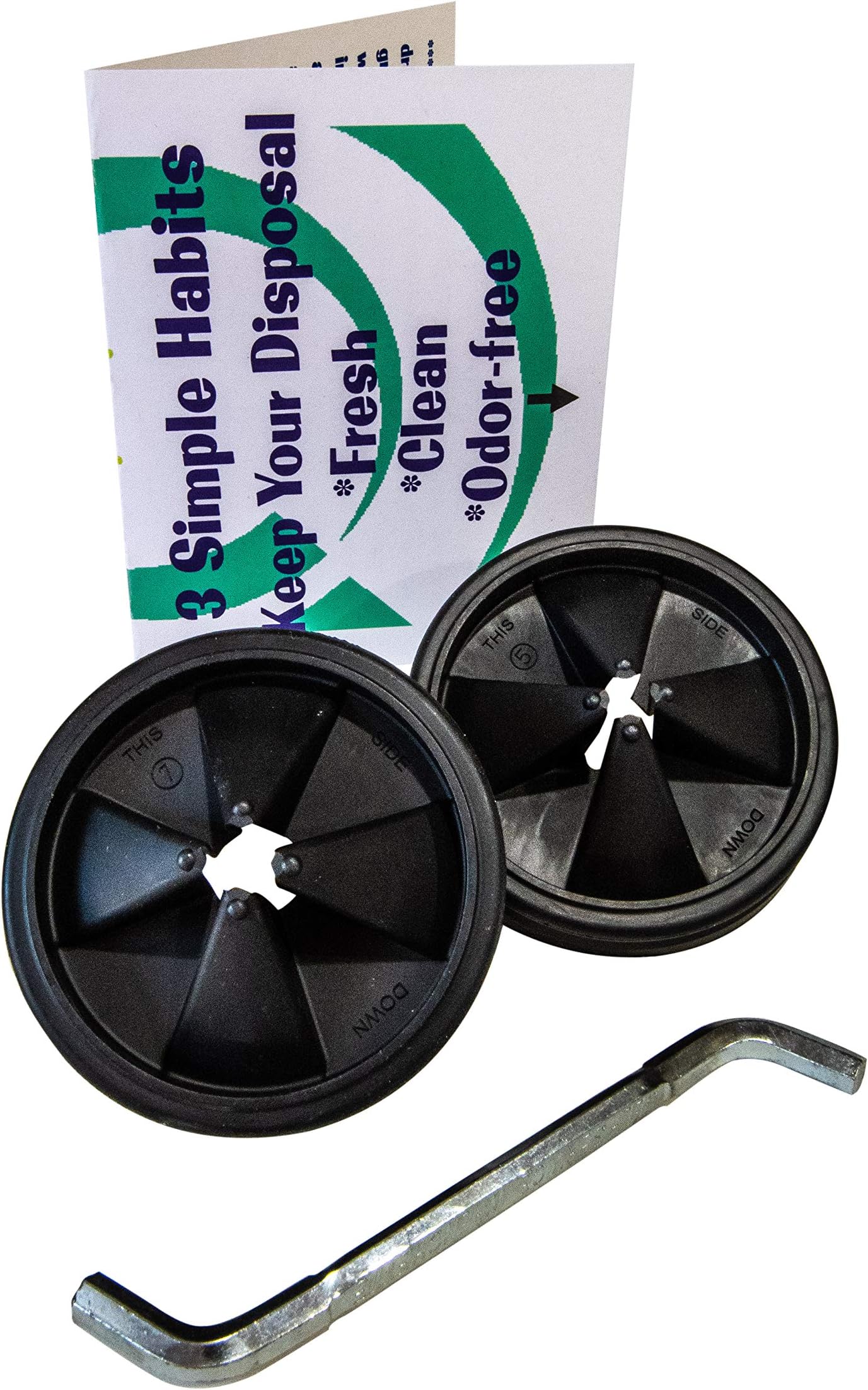 Insinkerator Garbage Disposal Replacement Parts Combo Packs (Baffle 2 Pack with Wrench Bundle)