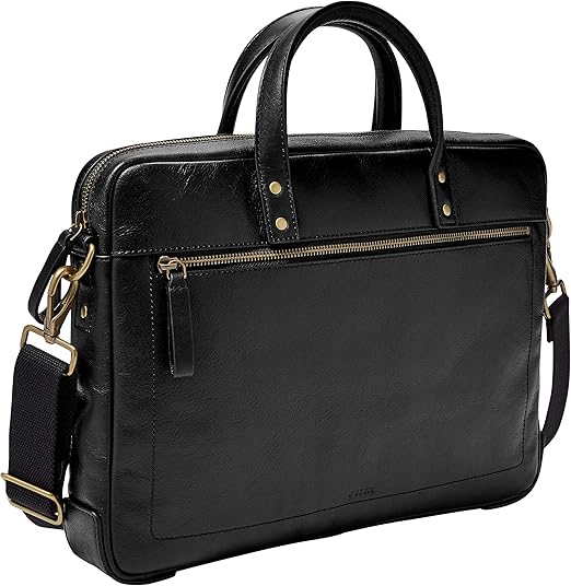 fossil laptop bag men's